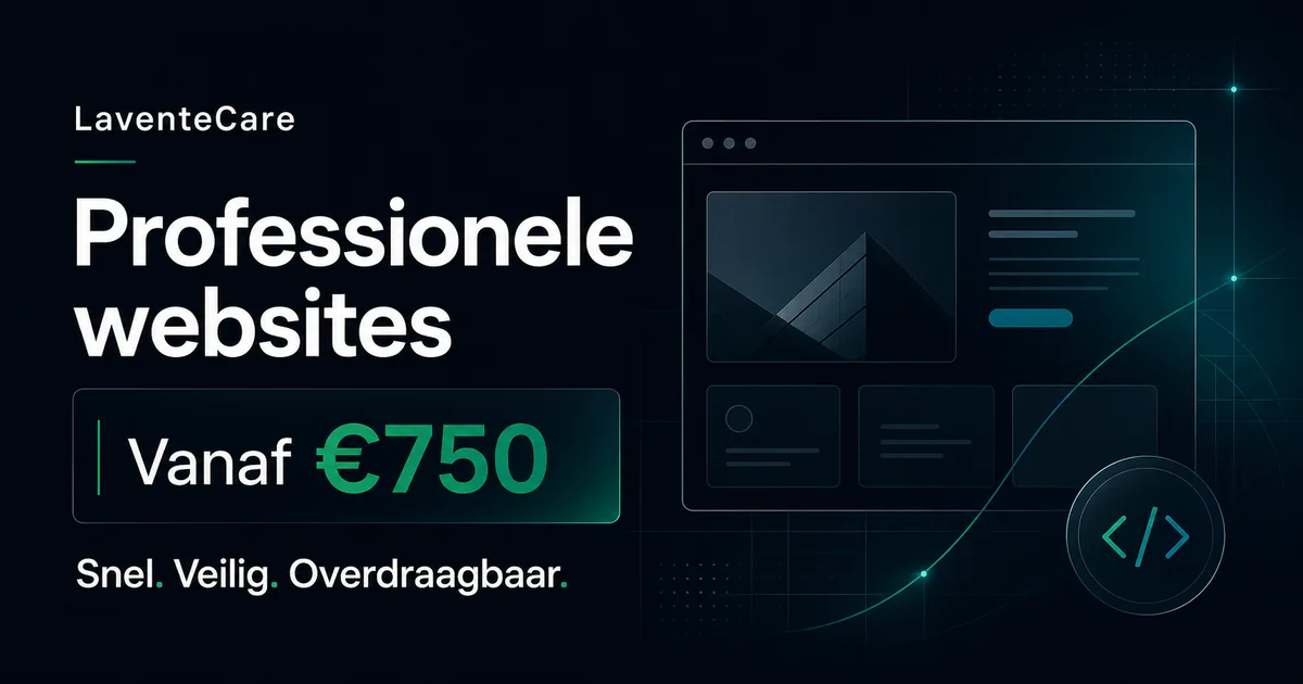 LaventeCare — professionele websites vanaf €750